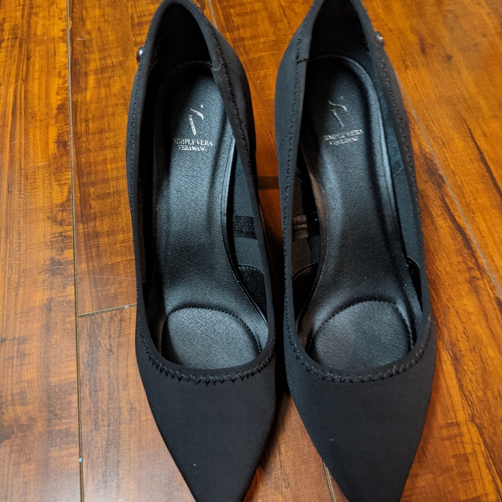 Simply Vera Wang black heels